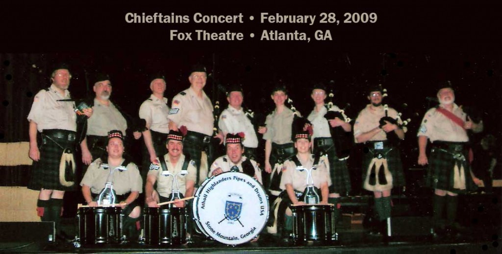 Atholl Highlanders USA with at Fox Theatre with The Chieftains